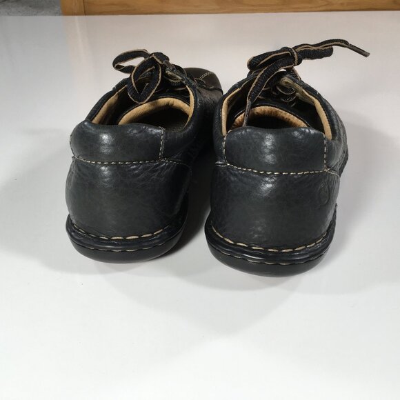 Born Lace Up Sneakers Womens Size 8.5 EUR 40 Black Leather W3643 - Picture 5 of 9